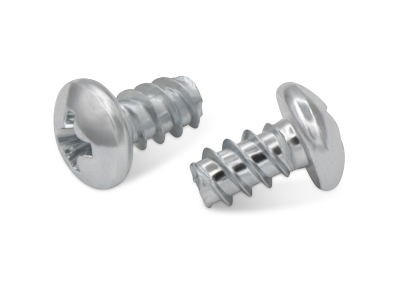 Large flat head self-tapping screw